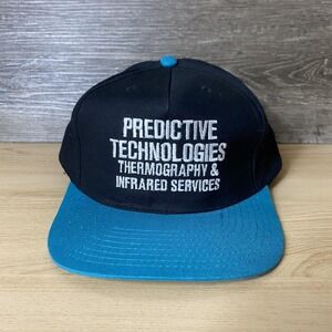 Vintage Predictive Technologies Hat Cap Snap Back Thermography Embroidered Mens